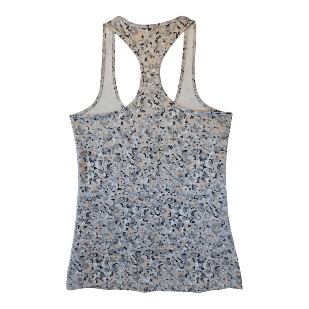 Lululemon Sz 8 Not So Petite Fleur Cool Racerback Knit Tank Top - Picture 4 of 5